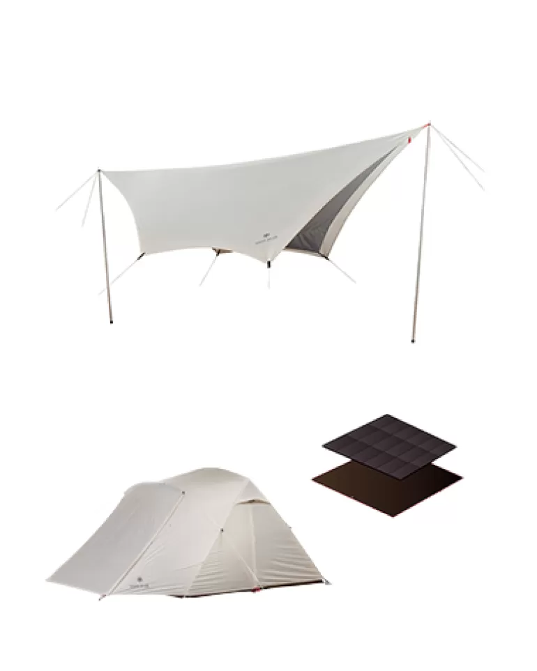 Sets & Kits | Sets | Snow Peak Alpha Breeze & Takibi Tarp Hexa Set
