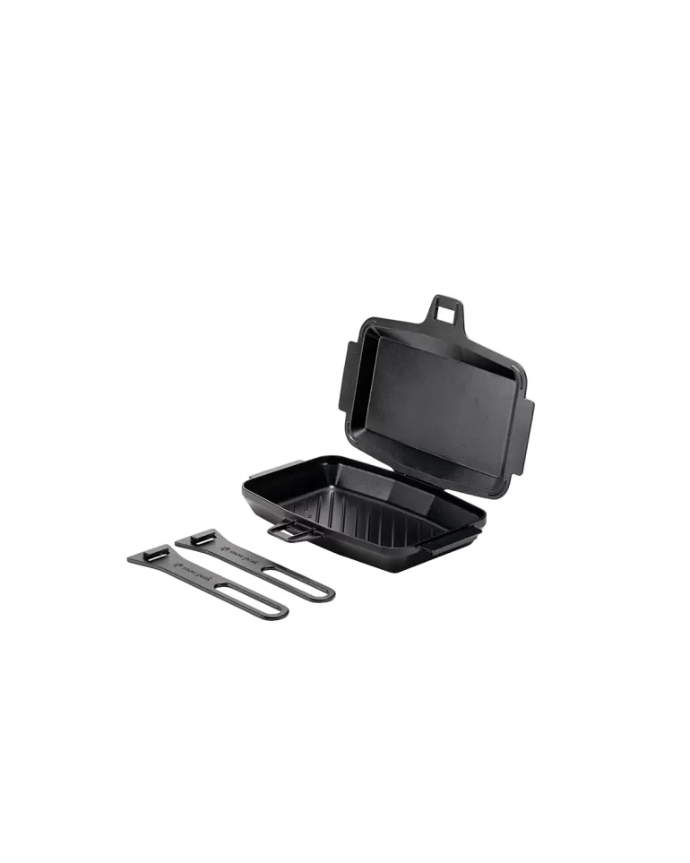 Cast Iron | Snow Peak Cast Iron Sandwich Skillet