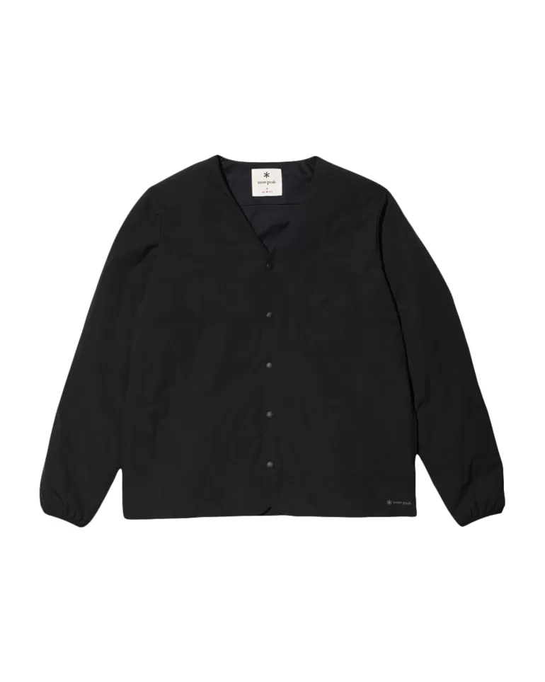 Tops | Snow Peak Flexible Insulated Cardigan Black