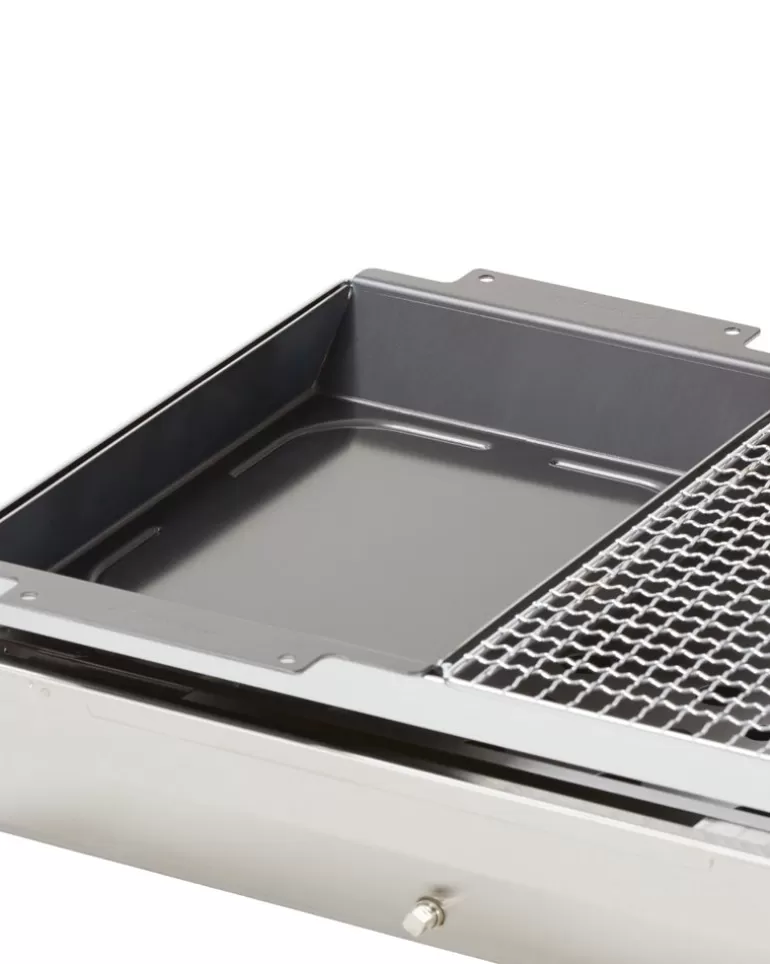 Takibi For Cooking | Cooking | Snow Peak Grill Plate Half Deep Depth