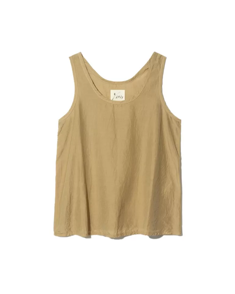 Tops | Snow Peak Hand-Woven Cotton Silk Tank Top
