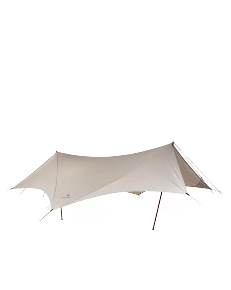 4-6 Person | 4-8 Person | Snow Peak HD Tarp Hexa Evo Pro. Ivory