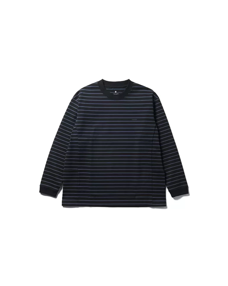 Tops | Snow Peak Heavy Cotton Border Long Sleeve T-Shirt