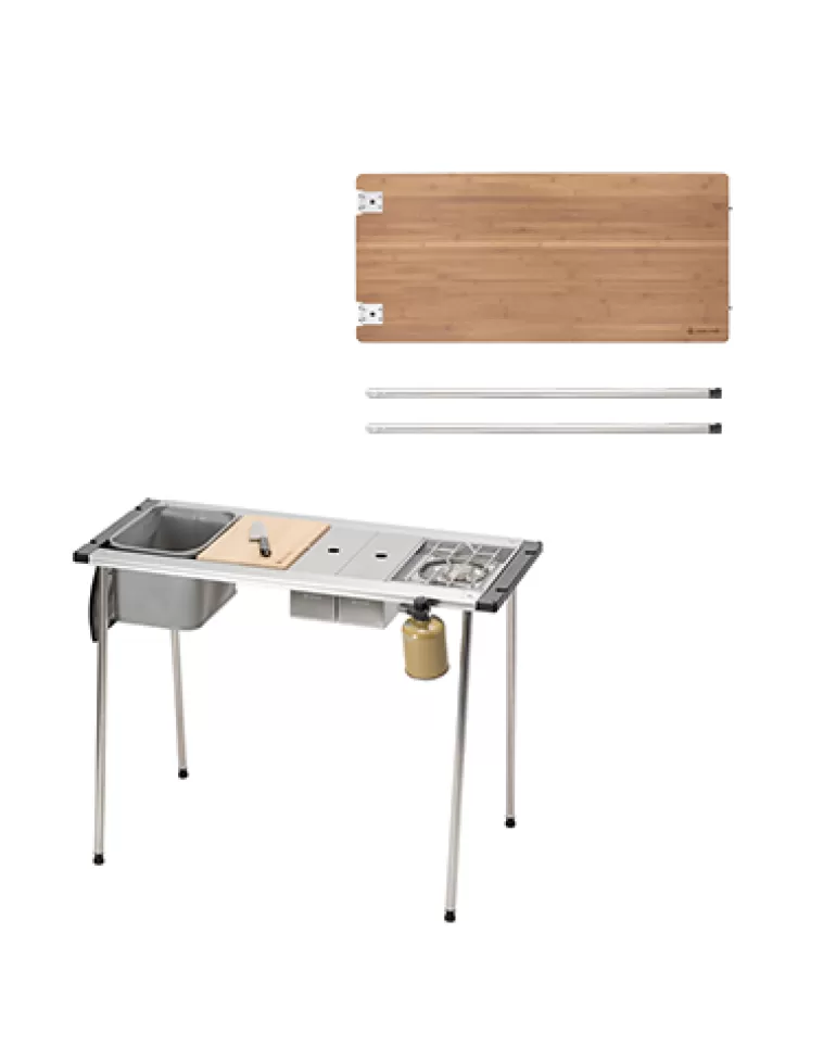 Sets & Kits | Sets | Snow Peak IGT Camp Kitchen & Table Set