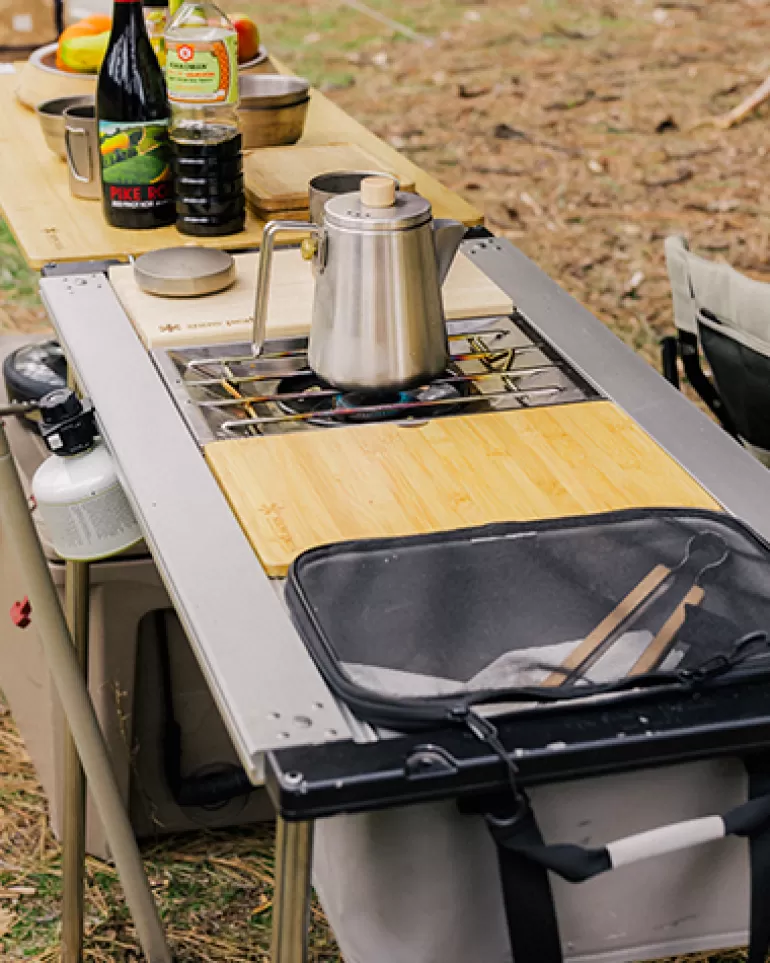 Sets & Kits | Sets | Snow Peak IGT Camp Kitchen & Table Set