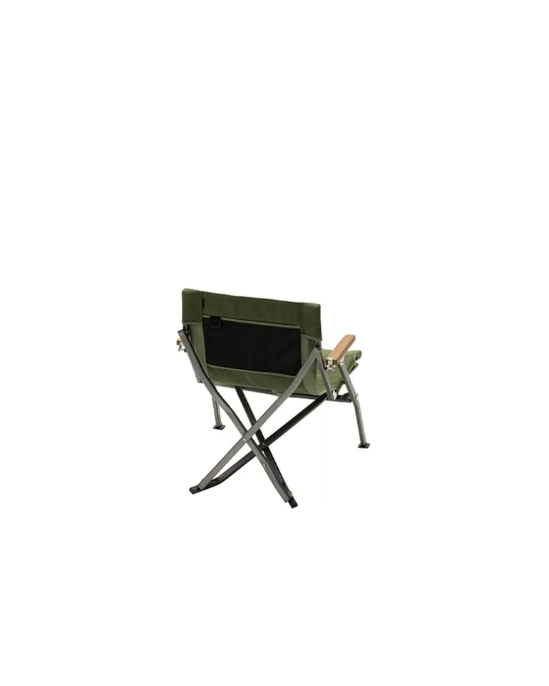 Chairs | Snow Peak Luxury Low Beach Chair in Dark Green