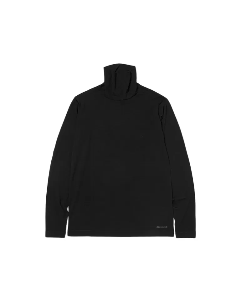 Tops | Snow Peak Merino Wool Turtleneck Long Sleeve T-Shirt