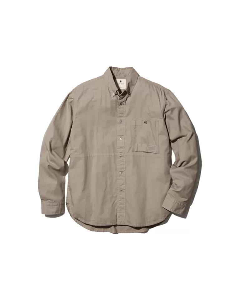 Tops | Snow Peak Organic Cotton Poplin Button-Down Shirt