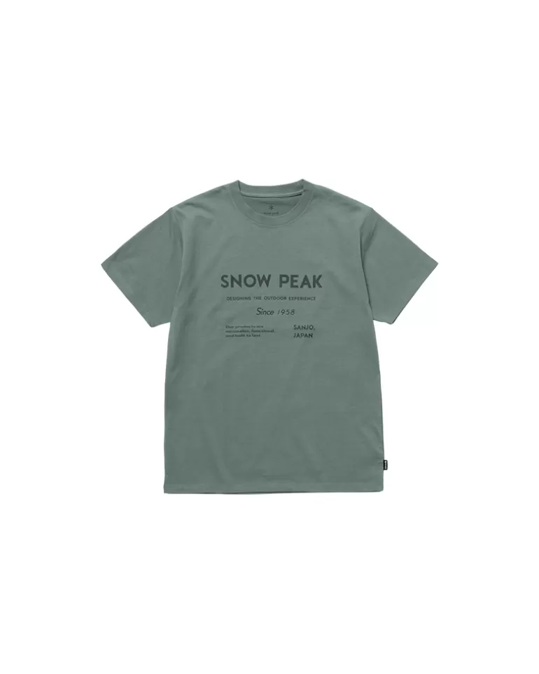 Tops | Snow Peak SP Typography T-Shirt
