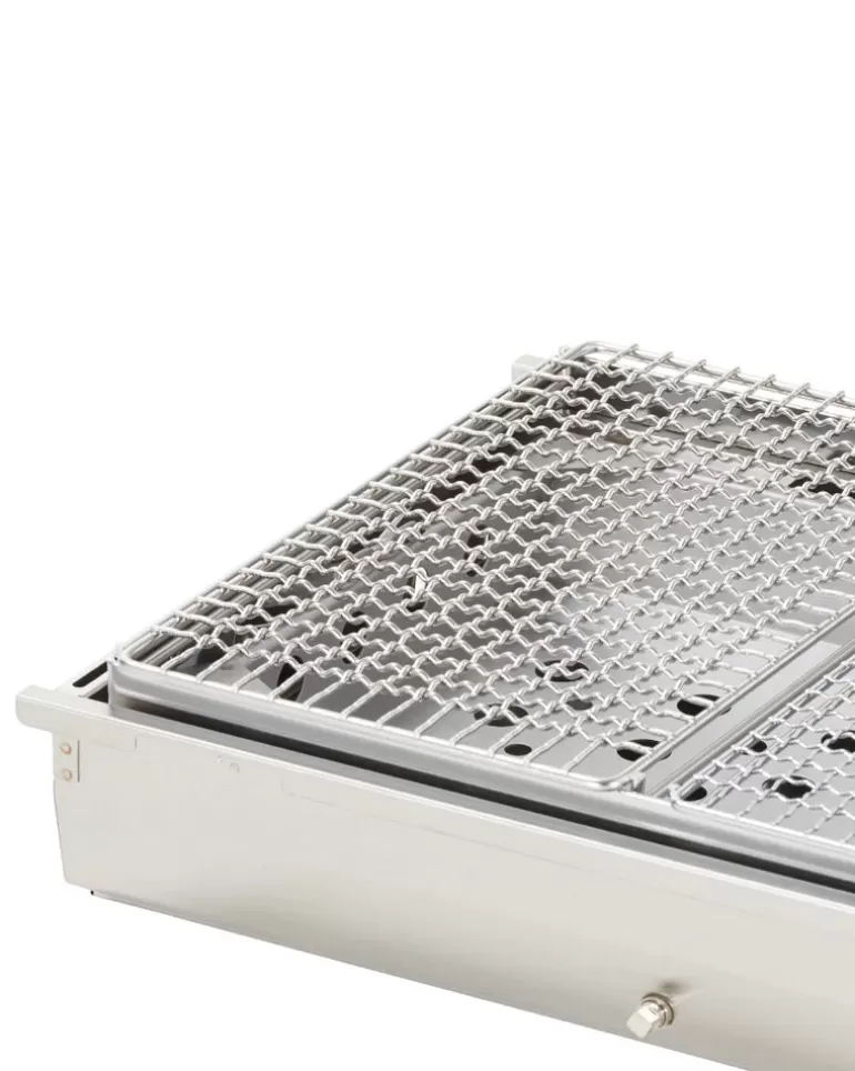 Takibi For Cooking | Cooking | Snow Peak Stainless Half Grill Pro