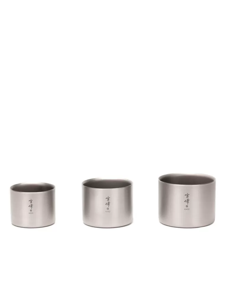 Mugs | Snow Peak Ti-Double M300 Stacking Mug