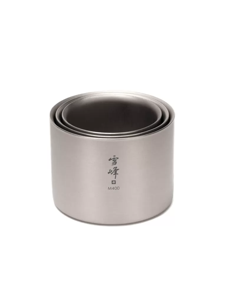 Mugs | Snow Peak Ti-Double M400 Stacking Mug